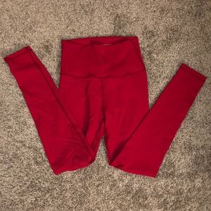 ECHT Force Scrunch Leggings - Crimson - BRAND NEW in Size XS